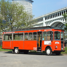 Trolley Tours trolley side view