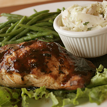 Bubba's Q barbecue chicken